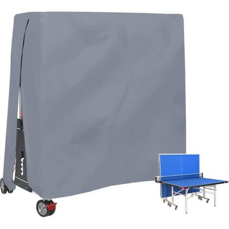 Couverture de Table de Tennis Gris Résistante - Imperméable 165 x 70 x 185 cm (1/5)
