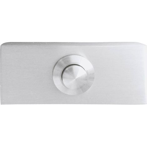 Heidemann 70405 Tasto per campanello 1 parte Nickel 24 V/1 A