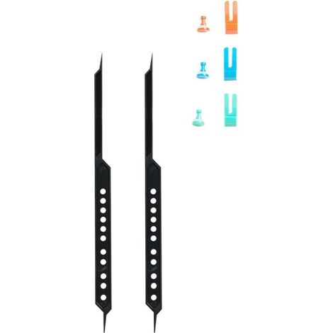 Règle à dessin proportionnelle en plastique noir, idéale pour les (1/5)