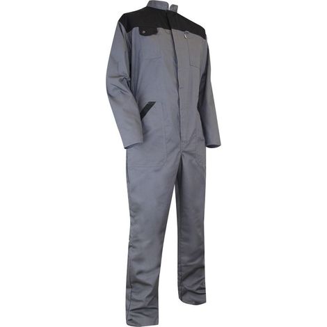 Combinaison de travail simple fermeture LMA Seigle Gris / Noir XL (1/2)