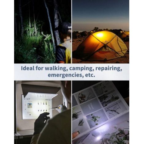 Ensemble 5 mini lampes porte-clés LED 14 lumens portables ultra-lumineuses sur piles, camping fête randonnée urgence (1/4)