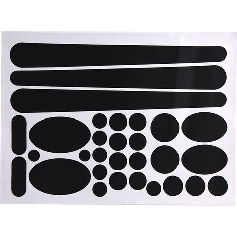Kit de protection autocollant pour base et cadre de vélo, film décoratif noir