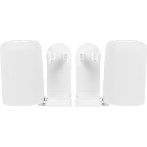 2 supports pour brosses à dents électriques