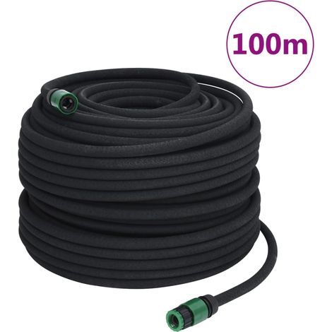 Tropfschlauch Schwarz 0,6" 100 m Gummi CFW276484 (1/5)