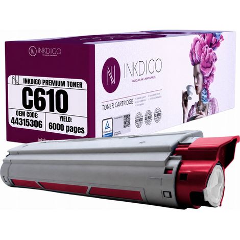Inkdigo Toner 44315306 kompatibel mit OKI C610CDN, C610DN, C610DTN, C610DM, TÜV-zertifiziert (1/5)