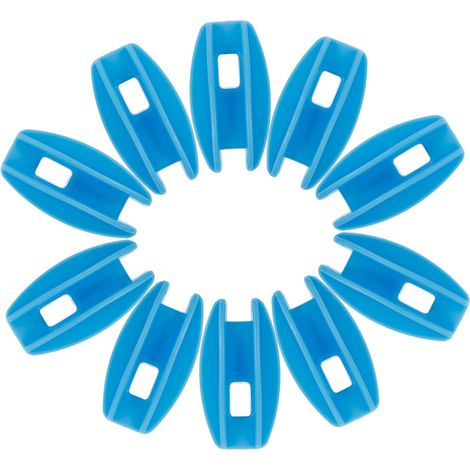 Lot de 10 Isolateurs en Plastique pour Clôture Électrique, Résistance et Longue Durée, Accessoires pour Systèmes de Grille Agricole (1/5)