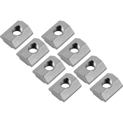 Écrou coulissant en acier au carbone nickelé pour accessoires de profilés en aluminium (EU20 M5) (1/5)