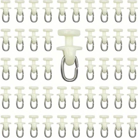 Ensemble de poulies pour rideaux, accessoires pour poulies silencieuses, quincaillerie pour habillage de fenêtres