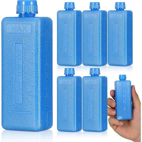 Lot de 8 Blocs Réfrigérants Mini Taille pour Ventilateur Rafraîchisseur D'air, Packs de Glace Réutilisables pour Refroidissement Prolongé, Compatibles Climatiseur (1/5)