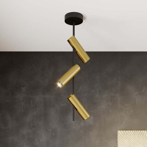 [NEUWERTIG] B-Ware Euluna Deckenspot Leda 3 Deckenlampe Deckenlicht GU10 dreiflammig schwarz g110 (1/2)