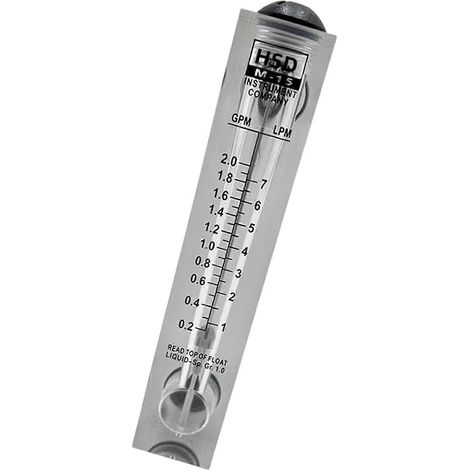 Débitmètre professionnel en ABS, outil de mesure précis du débit de liquide, améliorations pour une surveillance précise de l'eau, multicolore, 2 gallons (1/5)