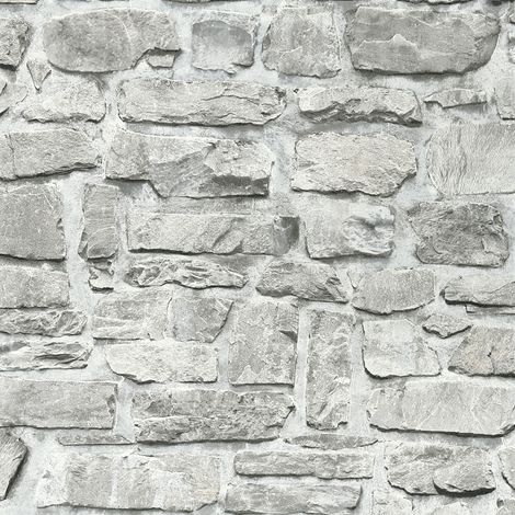 papier peint brique gris - A.S. Création (1/6)