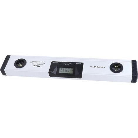 SHSIWI Starke magnetische digitale Wasserwaage mit hoher Genauigkeit, industriellem LCD-Hintergrundbeleuchtungs-Display, Aluminiumlegierung, Spiritus-Wasserwaage