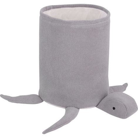Kids Basket Turtle TANDA Cotton Grey