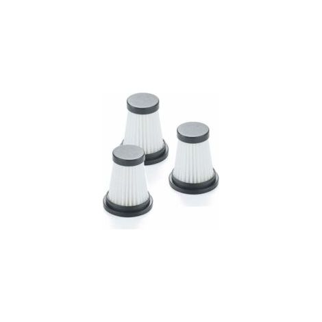 Paquete de 3 filtros HEPA de repuesto para aspiradoras inalámbricas Moosoo K12 K12 PRO K13 / Genius Invictus One 1.0 X7 / 2.0 - Crezuo