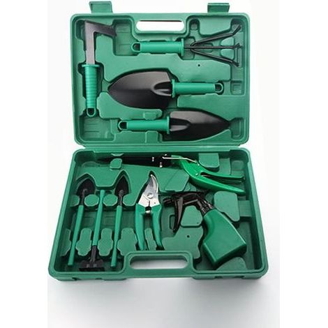 Outils de jardin, ensemble complet de bacs à fleurs et pelles d'élagage pour le verdissement (1/4)