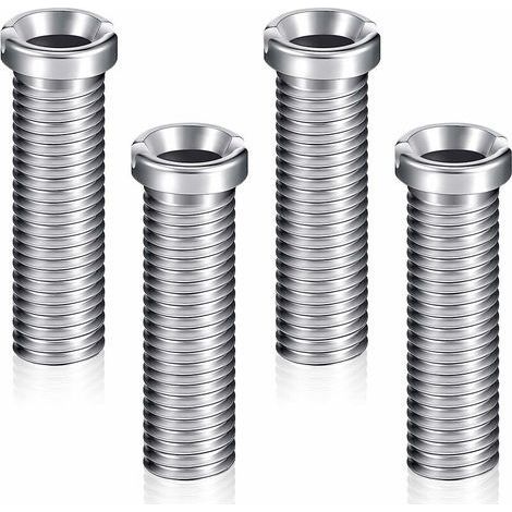4 Vis de Panier d'Évier 45 mm Vis de Bonde en Acier Inoxydable Accessoires de Fixation Vis de Boulon d'Évier Vis de Bouchon de Crépine de Panier d'Évier pour Cuisine Lavabo (1/5)