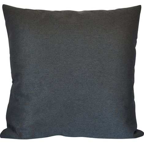 Set 6 cuscini arredo 45x45 per living e zona notte sfoderabili Nettuno - Nero