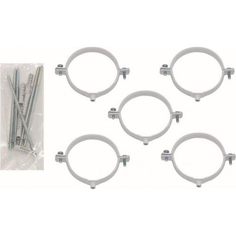 Vaillant Collier de fixation pour conduit air/fumée 60/100mm (5 pce), 303921