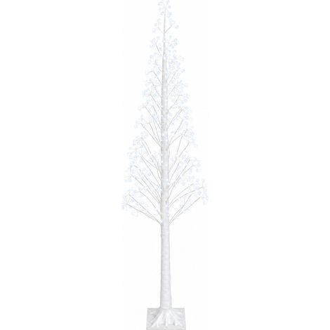 Albero di Natale Starburst Bianco 25 x 25 x 210 cm Plastica vidaXL (1/5)