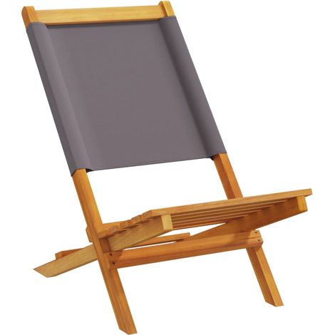 Maison Exclusive - Sedie Giardino Pieghevoli 8pz Antracite Tessuto Legno Massello