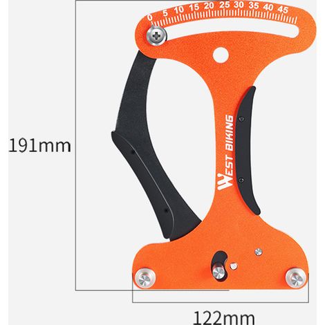 WEST BIKING – compteur de Tension pour rayons de vélo, calibrateur, tensiomètre, outil de réparation de roues en alliage d'aluminium (1/5)