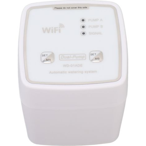 Kit d'irrigation goutte à goutte WiFi avec système à double pompe télécommandé pour 20 plantes en pot (1/5)