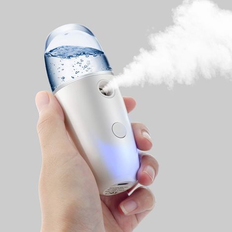 Flacon Pulvérisateur Électrique - 100 ml - Nébuliseur Fin pour Nettoyage et Soins Capillaires - Rechargeable USB - Autonome 45 Min - 1 Pièce