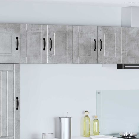Küchenschrank 2 pcs Beton Grau 60 x 31 x 40 cm Holzwerkstoff