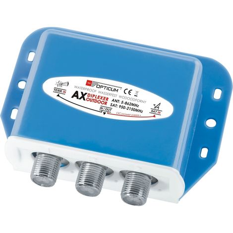 Decoder opticum ax diplexer outdoor 2 ingressi 1 uscita