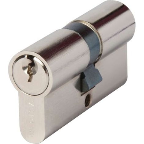 CILINDRO SAGOMATO 0G300-12 HAND CISA - OTTONE NICHELATO CHIAVI 3 CAMMA DIN MM 70 30+40 - 1 pezzo