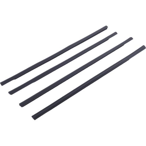 Bande d'étanchéité en caoutchouc pour fenêtre extérieure de voiture, 4 pièces, 80821 1DA0A, noir, garniture d'étanchéité, remplacement de ceinture pour x-trail T31 2008 – 2013 (1/5)