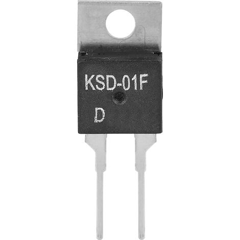 KSD-01F Thermostatschalter, normalerweise geschlossen, Bereich 40-130°C, einstellbar bis 95°C