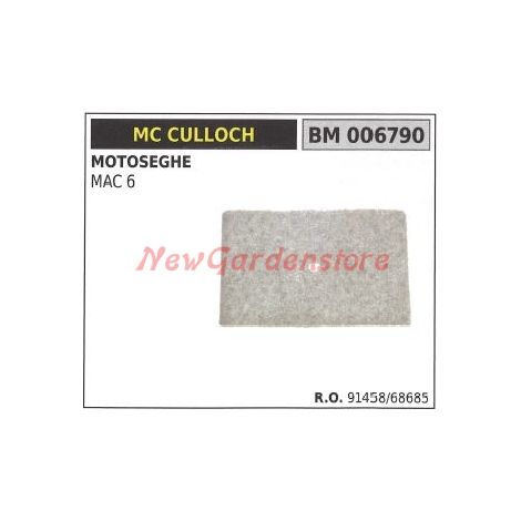 Luftfilter MC CULLOCH Kettensäge MAC 6 006790