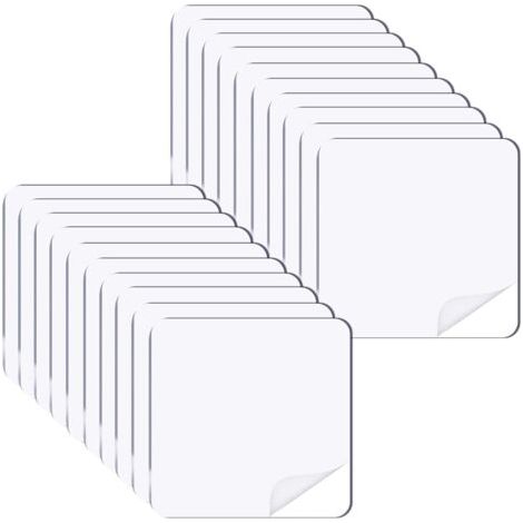 20 Pièces Ruban adhésif, Carré Nano Ruban Adhésif Double Face Transparent, Carré Ruban Adhésif Pastille Adhesive Double Face, Fixation de Divers Objets Dans Voitures, Cuisine, Domicile ou Bureau (1/5)