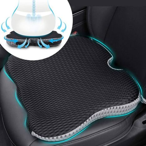 Coussin de Siège en Mousse à Mémoire, Pain Relief, Coussin Voiture, Coussin Rehausseur Voiture, pour Chaise de Bureau (1/4)