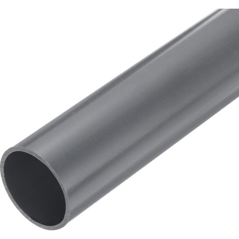 1 1/2 Pouce PVC Tube Rigide Rond Tube Tuyau Matériel Tuyau 34.2mm ID 38mm OD 9" Longueur Gris Clair Haute Résistance pour Tuyau D'Eau, Artisanat, Gaine Câble (1/5)