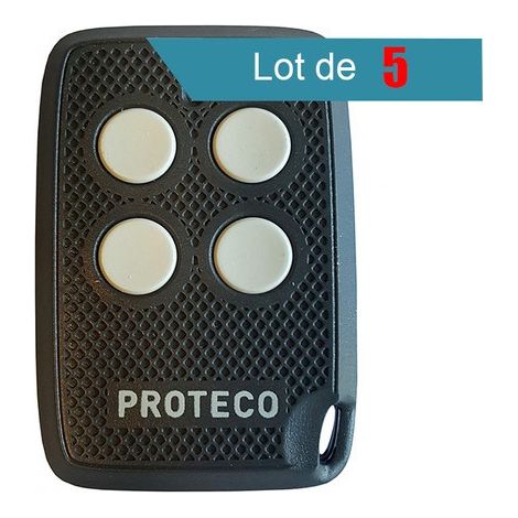 5 Telecommandes - ANGIE / PTX4P - PROTECO - 1298