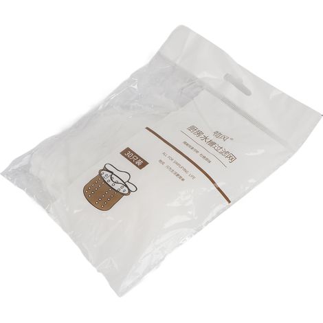 Filtre à déchets jetable en maille pour bonde d'évier de cuisine, sac filet anti-bouchon résidus (1 30pcs) (1/3)