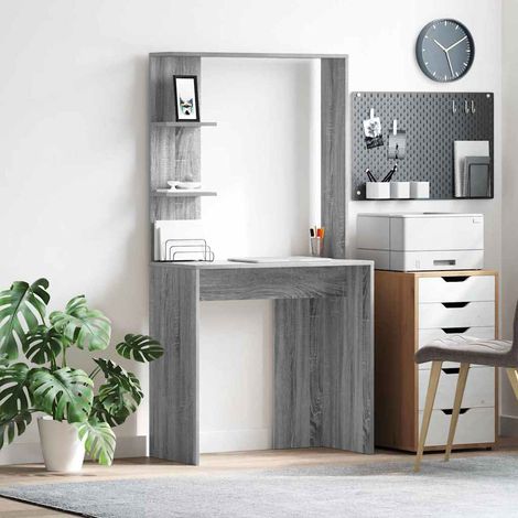 Schreibtisch Graues Sonoma 78,5 x 37 x 154,5 cm Holzwerkstoff