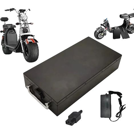 Batterie de moto électrique, lithium-ion haute capacité, BMS intelligent, 60V-40Ah, 60V-b (1/2)