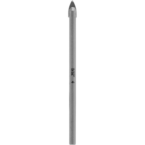 kwb Hartmetall-Glasbohrer, Ø 4 mm (Hartmetallplatte, Zentrierspitze, niedrige Drehzahl, Schneidöl, Rundschaft) (1/2)