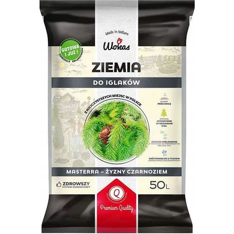 Bodensubstrat für Nadelbäume 50L Wokas Masterra 1 Stück. (1/2)