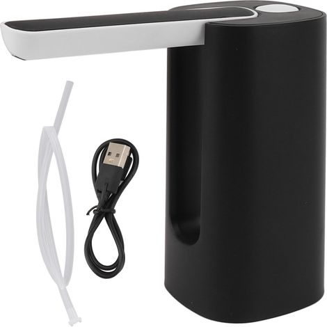 Automatische Wasserpumpe mit Filterung, Trinkwasserspender für Zuhause, Büro und im Freien, faltbares Design und intelligenter Sensor, Farbe: Schwarz. (1/5)