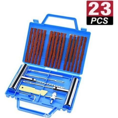 22-teilige Reifenreparatursets, Hochleistungs-Reifenreparaturwerkzeuge und Reifenreparatursets für Autos, Motorräder, LKWs, ATVs, Traktoren und Wohnmobile (MNS)
