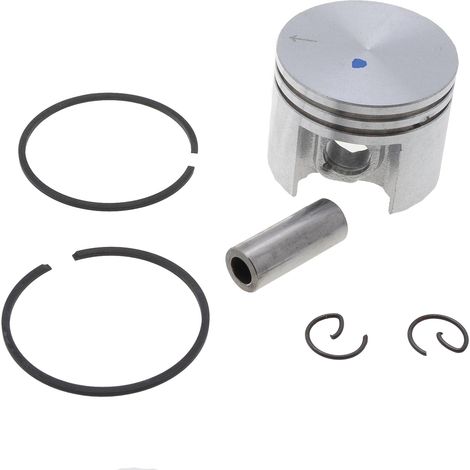 Jardiaffaires – Piston complet 38mm pour tronçonneuse Stihl 018 et MS180 – Segments, axe et clips inclus – Remplace la référence 1130-030-2004 (1/3)