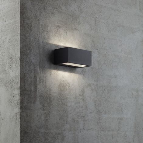 Nordlux Nene 872723 LED-Außenwandleuchte  LED LED fest eingebaut 6 W Anthrazit (1/2)