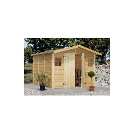 CASETTA DA GIARDINO IN LEGNO D' ABETE NORDICO(16mm) - cm 273X280 -PAVIMENTO INCLUSO- ITALFROM38 (1/2)