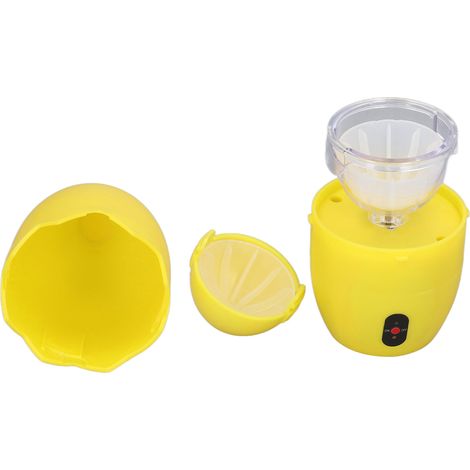 Agitateur électrique à œufs, mélangeur de jaunes d'œufs, agitateur à œufs doré pour la cuisine et le restaurant, prise européenne 100–240 V, jaune (1/5)