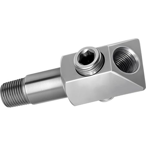 Adattatore per sensore di pressione dell'olio adatto a motori di piccola cilindrata, con attacco filettato da 1/8-27 NPT, in acciaio inossidabile. (1/5)